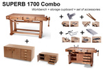 Stół stolarski strugnica dla hobbystów Finish It Yourself 1700 bukowy Ramia